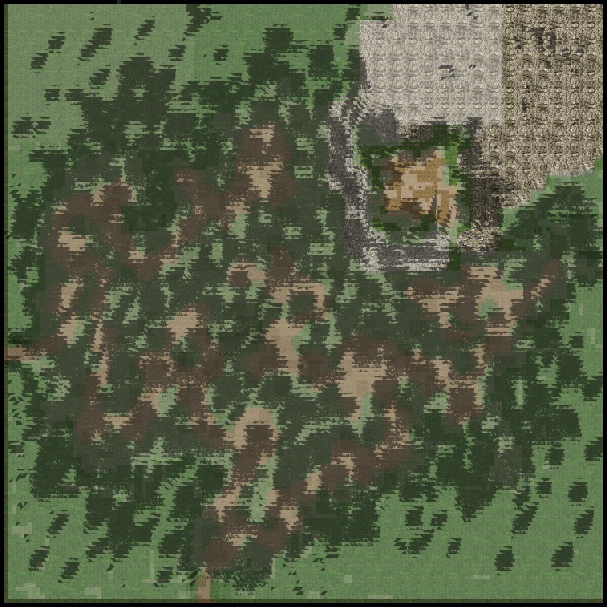 Map of Dark Muscovy Forest
