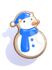 Biscoito de Boneco de Neve