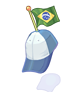 Chapéu de Bandeira Brasileira
